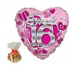We offer birthday balloons by age and more for any special occasion. Sweet 16 Sweet Balloon Funky Hampers