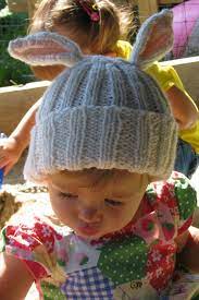 Bunny Rabbit Knitting Patterns Knitted Hats Rabbit Knitting Pattern Baby Hats Knitting