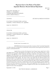 Mtr of Ishakis v Lieberman