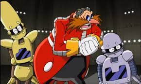 Chyado先生 - Japan Guy on X: HOW DID I NOT SEE THIS!? The two robots that  chill with Egg man from Sonic X have the kanji 凸 (concave; hollow; sunken)  & 凹 (