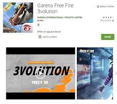 You can also download free fire apk in here. How To Download Free Fire 3volution App