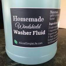 Homemade Windshield Washer Fluid And Rain Repellent A Good Simple Life Homemade Windshield Washer Fluid Washer Fluid Windshield Washer Fluid