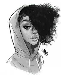 Drawing Girl Black Hair 67 Ideas Black Girl Cartoon Drawings Of Black Girls Black Girl Art
