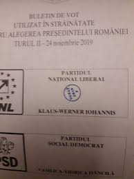 Modelul buletinului de vot pentru alegerile prezidențiale din 1 noiembrie a fost aprobat astăzi de comisia electorală centrală. Fotografierea Buletinului De Vot Alegeri PrezidenÈ›iale 2019