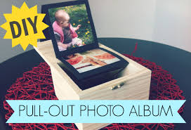 Diy Pull Out Photo Album Photo Album Diy Photo Box Diy Album Diy