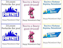 Free Printable Fortnite Happy Birthday Card The Procrastinating Mommy Fortnite Valentine S Day Cards Free Printable Fortnite Valenti Valentine Day Cards Free Valentine Cards Valentines Printables Free