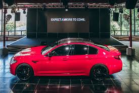 Real Life Photos 2021 Bmw M5 Facelift In Imola Red