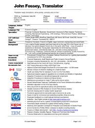(download this cv as a.doc file here). Cv John Fossey Quebec France