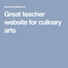 Pin On Culinary Arts