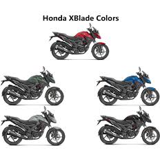 Combining several blade designs creates many fascinating color effects. Honda Xblade Colors Red Black Silver Blue Marshal Green Gaadikey