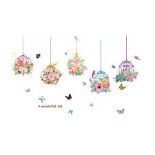 Discover inspiration for decorating baby rooms, including nursery themes for baby girls and boys, as well as gender neutral nurseries. Butterfly Wall Stickers Birdcage Flowers Diy Crafts Art Decor Vivid Butterflies Stickers For Nursery Room Classroom Office Kids Baby Room Bedroom Living Room Buy Online In Bosnia And Herzegovina At Bosnia Desertcart Com Productid