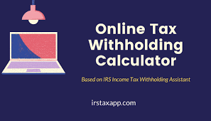 Normally these taxes are withheld by your employer. Online Tax Withholding Calculator 2021