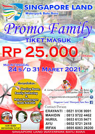 Demikian informasi harga tiket masuk parimas waterpark mojokerto terbaru semoga bermanfaat. Singapore Land Waterpark Batu Bara Publications Facebook