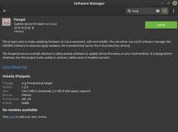 Fwupd 1 Has Wrong Icon 2 Does Not Launch From The Manager 3 Gives Error When Run From Terminal Issue 249 Linuxmint Mintinstall Github