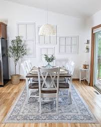 Ideally, the rug should be both functional and fashionable; Mary The Handcrafted Haven On Instagram Putting A Rug Under A Dining Room Table Yes Or No If It S A Ruggable Rug I M Definitely A Yes Ruggable Makes