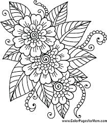 Just click on button print at the right for printing. Hard Coloring Pages Flowers Coloring Home