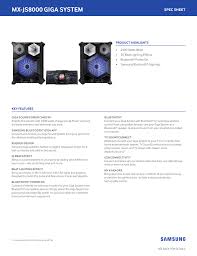 Mx Js8000 Giga System Manualzz
