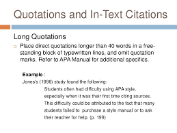 The american psychological association, or apa, is the organization that created the language used and understood by academics around the world. Direct Quotes From A Work Apa Examples Apa Style Direct Quote More Than 40 Words Image Quotes At Dogtrainingobedienceschool Com
