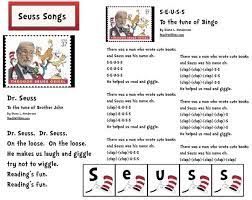 Some Seuss Songs Dr Seuss Preschool Dr Seuss Activities Preschool Songs