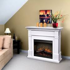 This sleek unit extends a mere six inches from any wall. Dimplex Symphony Maestro Kenton Free Standing Electric Fireplace In White On Popscreen