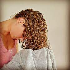In this video, i share how to dry curly hair without any heat or a diffuser! Blow Dry Curly Hair With Towel Dry Curly Hair Hair Routines Curly Hair Styles