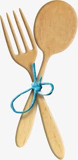 Blue Rope Wooden Spoon Fork Png And Clipart Wooden Spoons Cartoon Chef Wooden