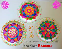 Paper Plate Rangoli Craft Idea For Kids Diwali Craft Ideas For Kids Craft Di Diwali Craft Cultural Crafts India Crafts