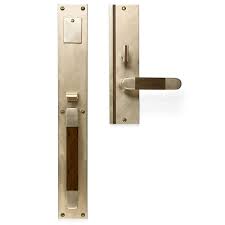 Turn the doorknob and go through the door. Cs Wh1618 Vertical Inlay Handle X Lever Mortise Lock Door Entry Set Sun Valley Bronze