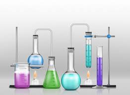 Check spelling or type a new query. Free Vector Lab Graduated Glassware Filled With Different Color Reagents Lab Flasks Connected With Test Tubes
