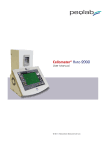The densitometers are designed and factory calibrated to measure turbidity in the range of 0.5 to 4.0. Den 1b User Manual