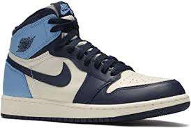 Amazon Com Air Jordan 1 Retro High Og Gs Obsidian 575441 140 Size Basketball