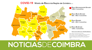 The population of the municipality in 2011 was 12,145, in an area of 332.84 km². Noticias De Coimbra Alerta Regiao De Coimbra Na Regiao De Coimbra Ha 3 Concelhos De Risco Moderado 8 De Risco Elevado 8 De Risco Muito Elevado E Zero De Risco