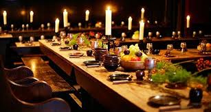 Medieval Banquet Feast Table Setting Great Hall Dining Medieval Recipes Medieval Banquet Feast