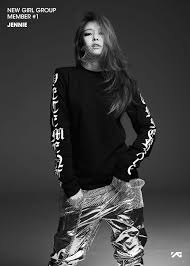 Yg New Girl Group Debut Member 1 Jennie Jennie Kim Jennie Blackpink Rosa Preto Jennie