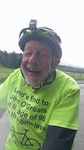 Peter Langford, oldest person to cycle Land's End to John O'Groats at 90