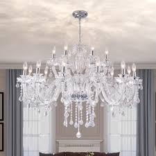 Long Crystal Chandelier Wayfair