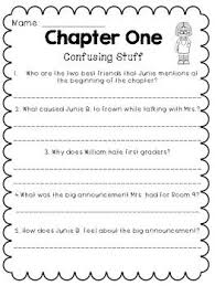 Junie B Jones Activities Book Companion Bundle Distance Learning Book Activities Reading Skills Reading Comprehension