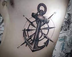 The dark shades look great and fit well on the wearer. 48 Best Anchor Compass Tattoos