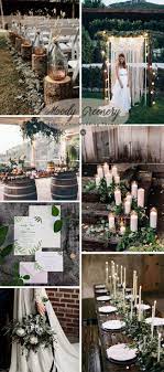 6 Inspiring Trending Modernized Rustic Chic Wedding Theme Ideas Elegantweddinginvites Com Blog Wedding Centerpieces Wedding Decorations Woodland Wedding