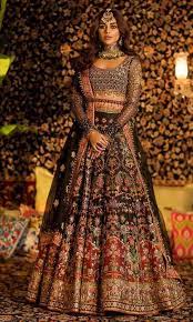 Black Designer Wedding Lehenga Bridal Lehenga Collection Wedding Lehenga Designs Indian Fashion Dresses