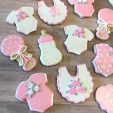 Baby Shower Cookies Premium Design 1 Dozen Etsy Baby Girl Cookies Baby Shower Cookies Baby Cookies