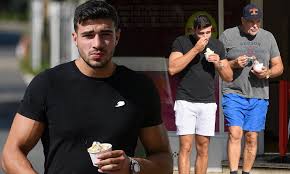 I would not be here without this man to my left, my dad. Love Island S Tommy Fury Tucks Into Ice Cream During Low Key Outing With Dad John Daily Mail Online