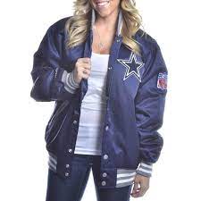 Dallas Cowboys Mitchell Ness Screen Pass Satin Jacket Dallas Cowboys Dallas Cowboys Pro Shop Dallas Cowboys Style