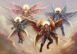 Throne Room Invitation An Art Print By Mingye Zhu Angel Warrior Art Biblical Art
