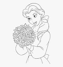 Check spelling or type a new query. Princess Belle Carry Flowers Coloring Pages Disney Princess Clipart Black And White Hd Png Download Transparent Png Image Pngitem