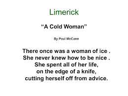Limericks Limerick Advice Poetry