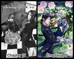Black butler drawing at getdrawings com free for personal. The Improvement Of Drawing In 100 Chapter For 8 Years Black Butler Manga 9gag