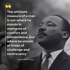 In remembrance of Dr. King's dream. Let's carry his message forward and  reflect