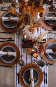 Thanks for the inspiration to keep it simple. Autumn Table Setting Ideas In Honor Of Design Autumn Table Fall Table Settings Fall Table Decor