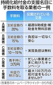 新型コロナ 給付金に過剰手数料 事業者申請支援 １０ ２０ 請求続々 東京新聞 Tokyo Web